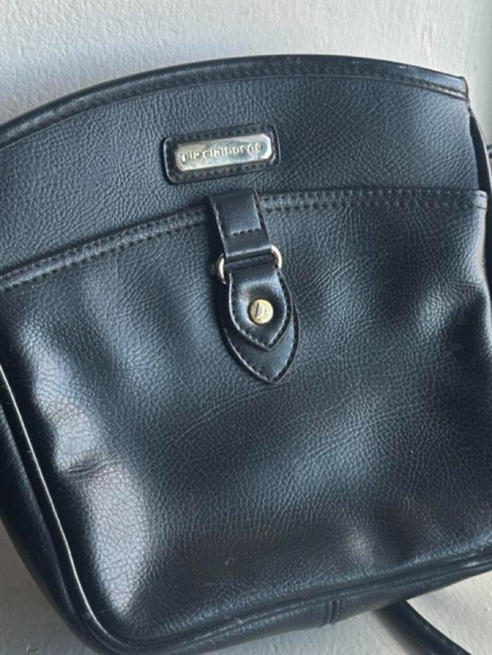 Liz Clairborne Black leather crossbody bag
